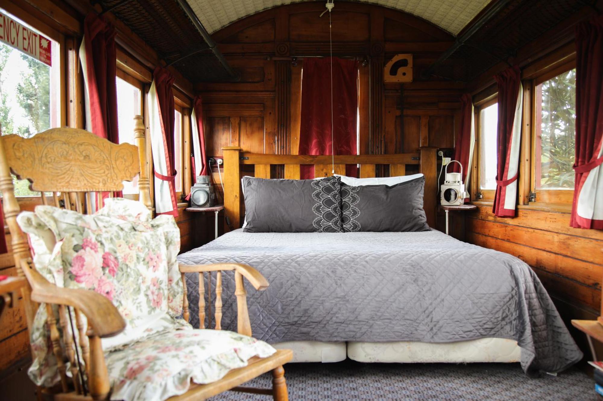 Fiordland Train Carriage Garden View