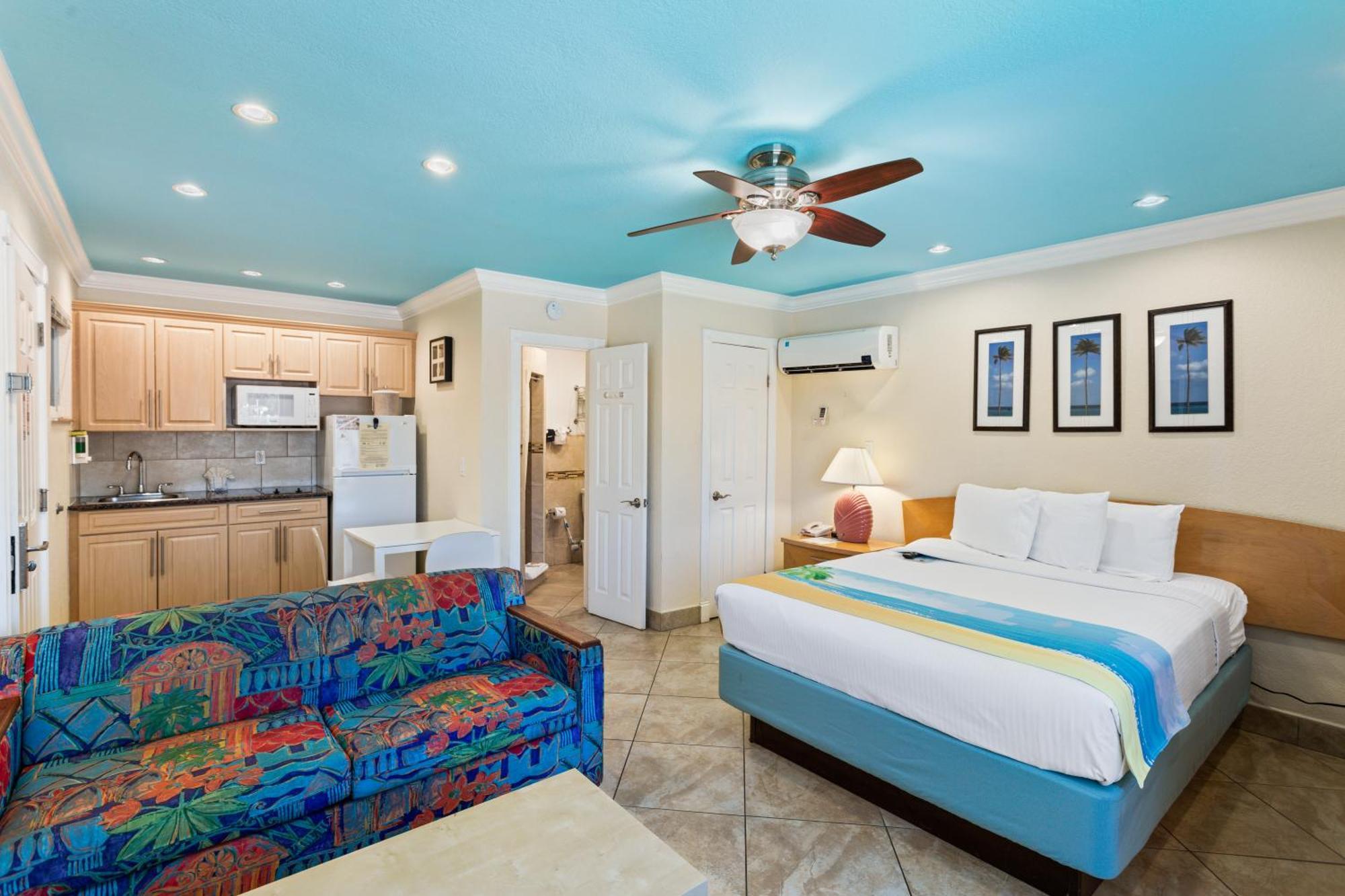 Deluxe Efficiency Suite 1 Queen Bed 1 Sleeper Sofa