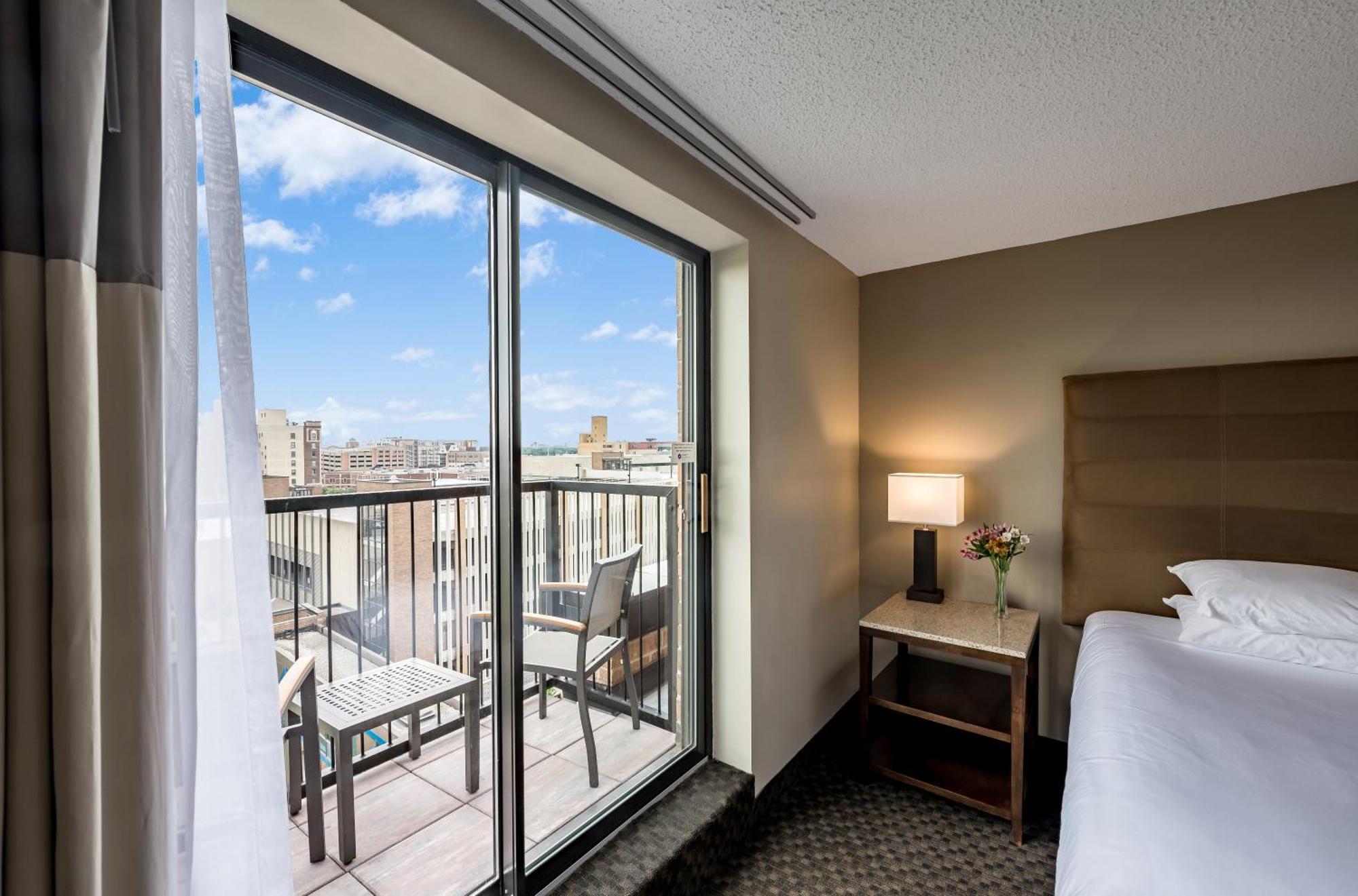 King Suite Sofa Bed Balcony
