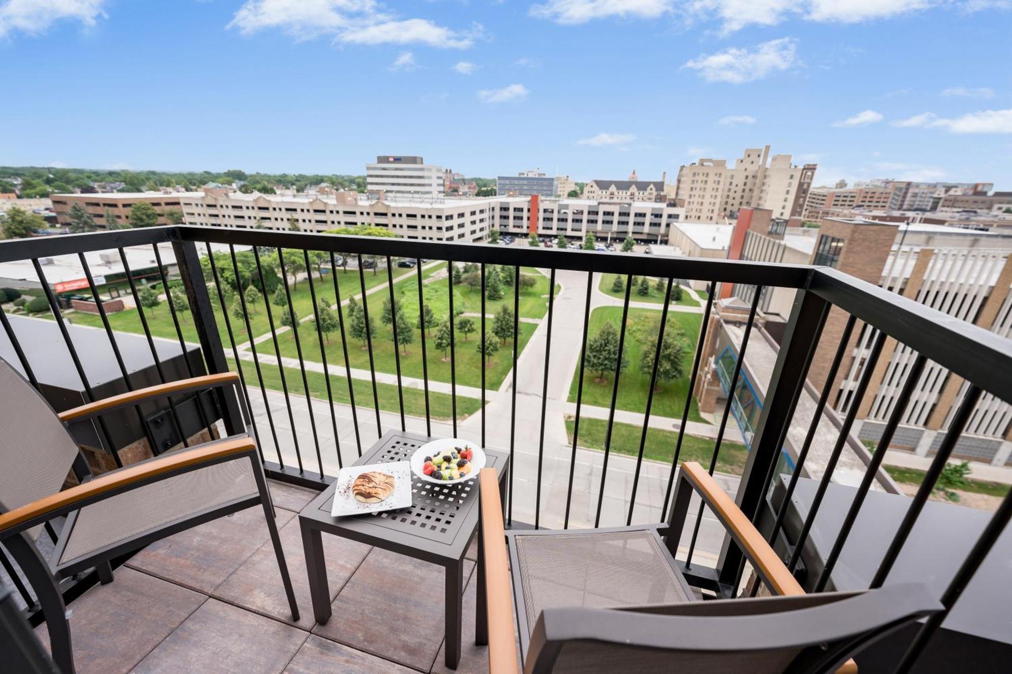King Suite Sofa Bed Balcony