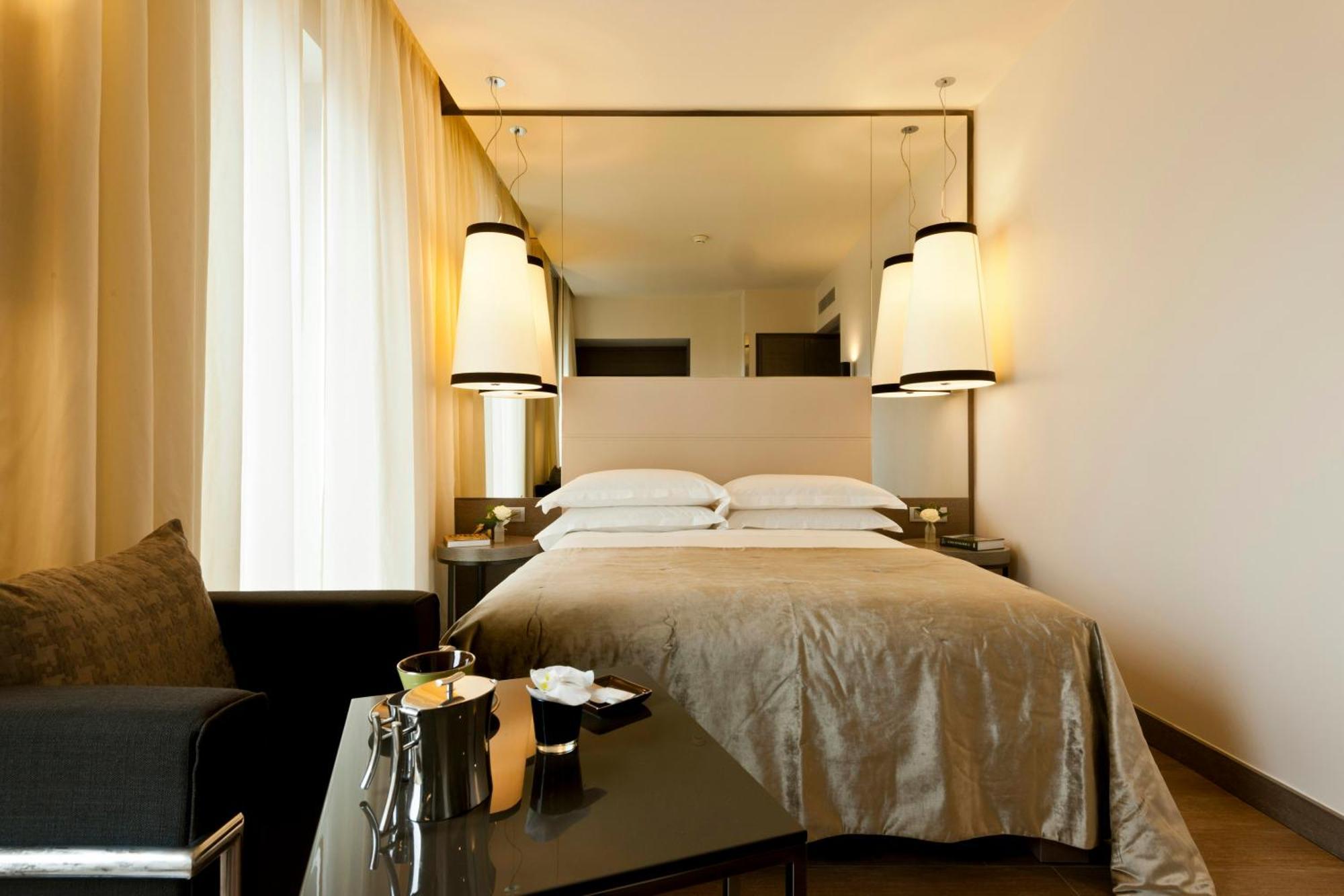 Quarto Deluxe com Cama de Casal ou 2 de Solteiro e Vista da Cidade