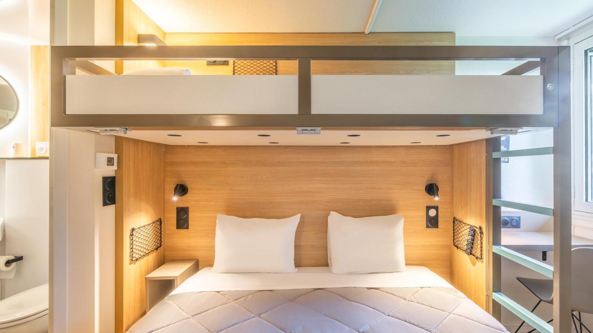 Standard Queen Room One Bunk Bed
