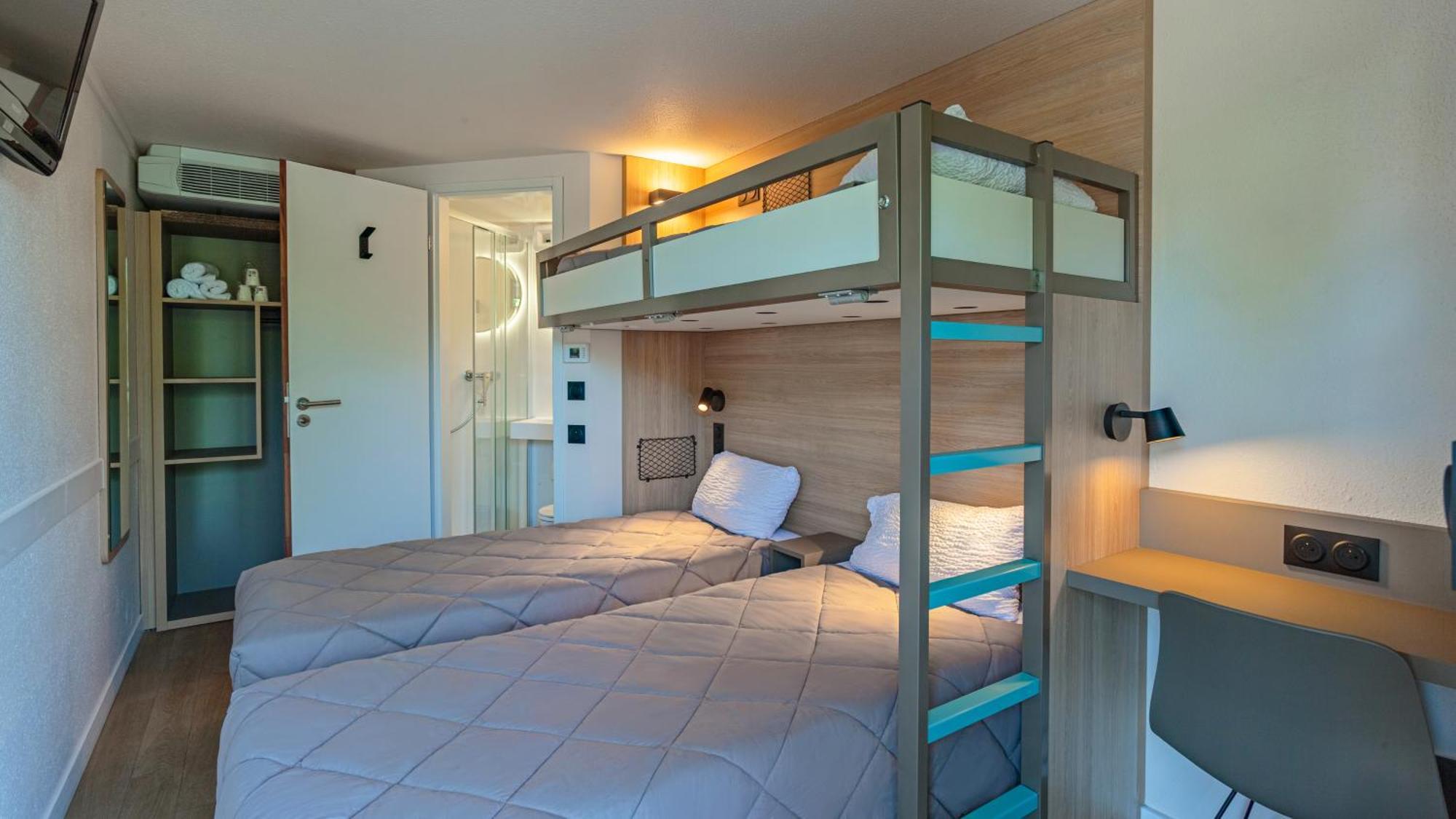 Standard Room Two Single Beds One Bunk Bed