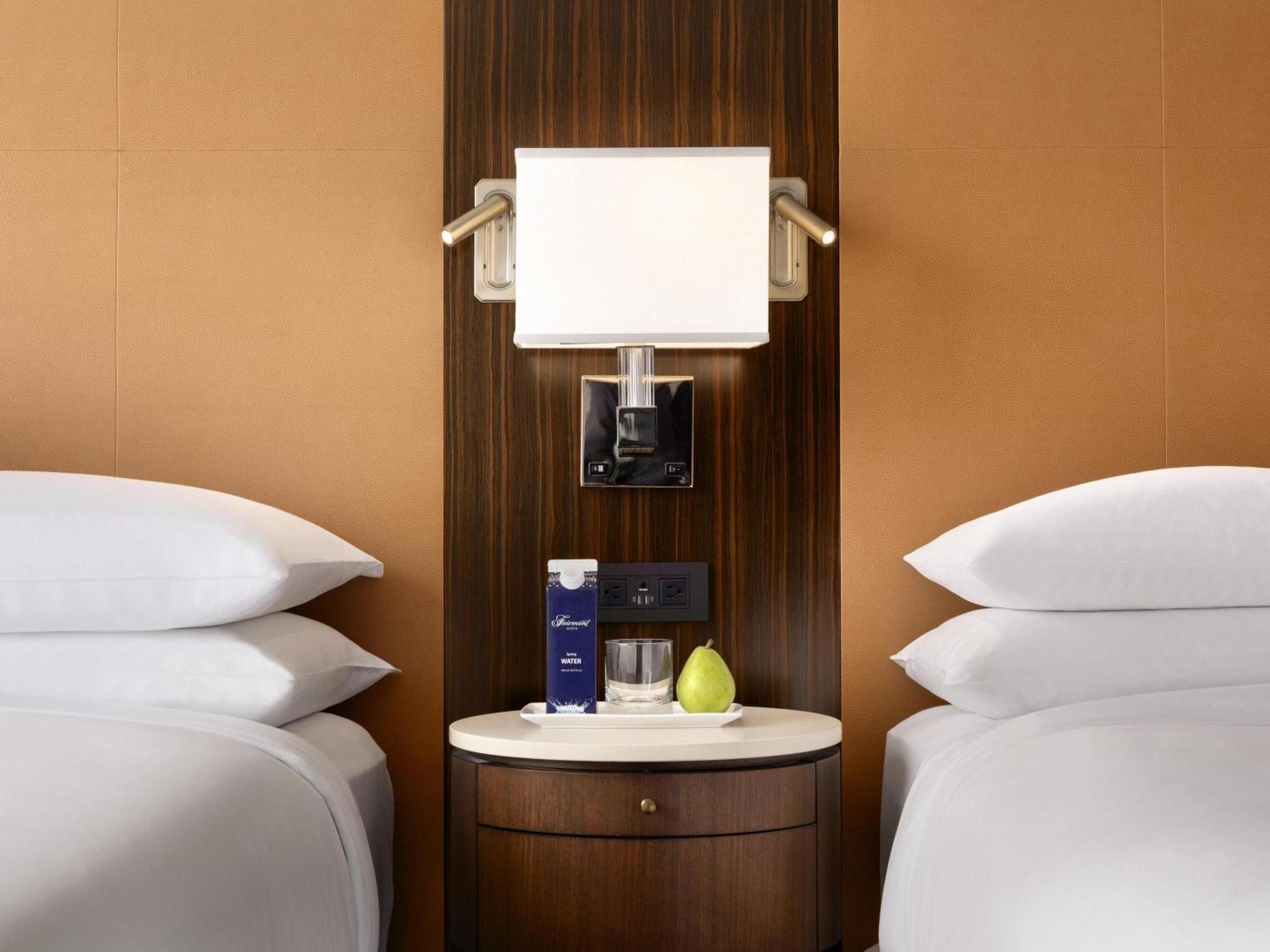 Fairmont Queen Room Two Queen Beds Tub Grab Bars Mobility Hearing Access