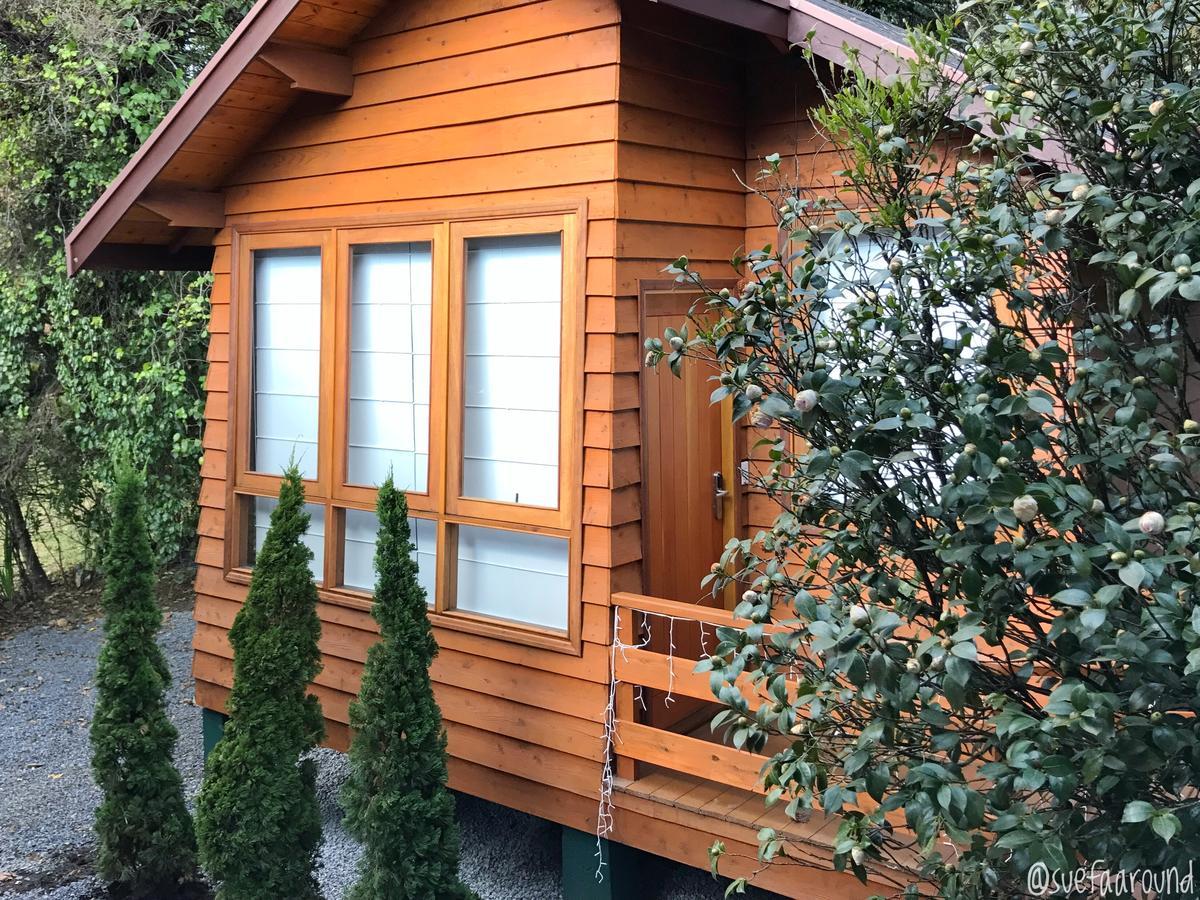 Wooden Chalet Spa Bath