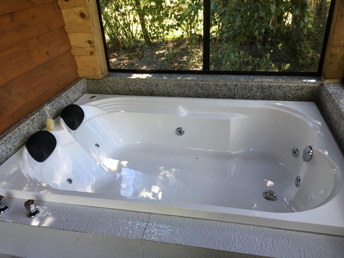 Wooden Chalet Spa Bath