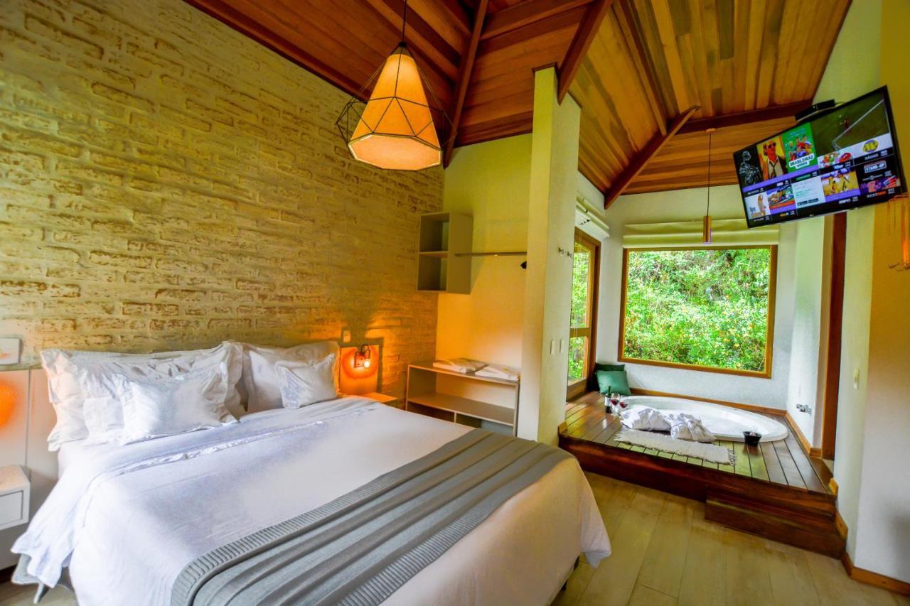 Prime Chalet Spa Bath Garden View