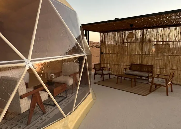 Sunset domes private camp