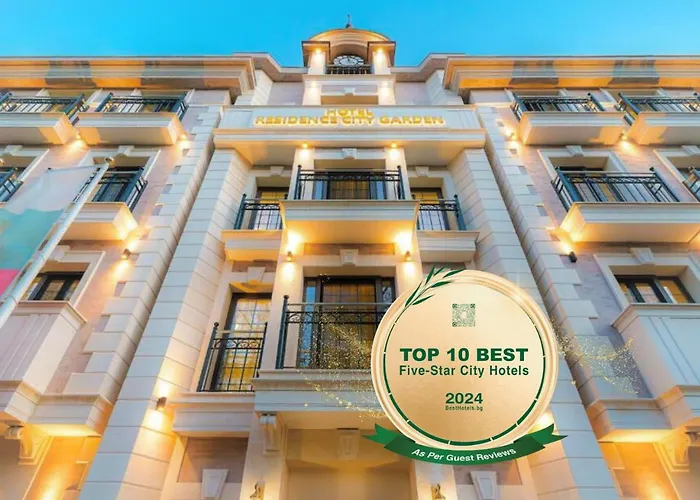 Residence City Garden - Certificate Of Excellence Top 10 Best Five-Stars City Hotels For 2024 Awarded By Htif